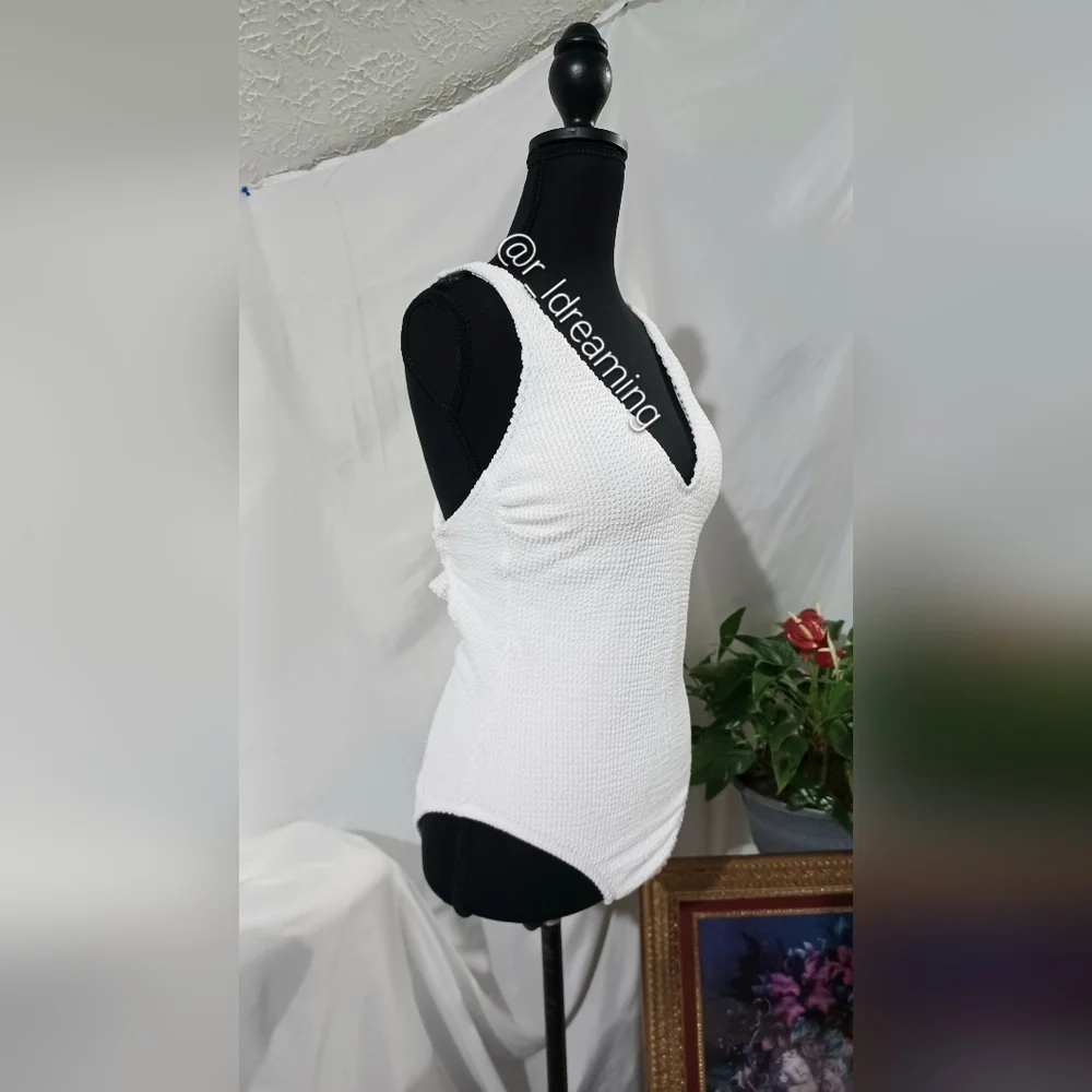 NWT BCA by Rebecca Virtue Madilynn Texture One Piece Swimsuit Size Large